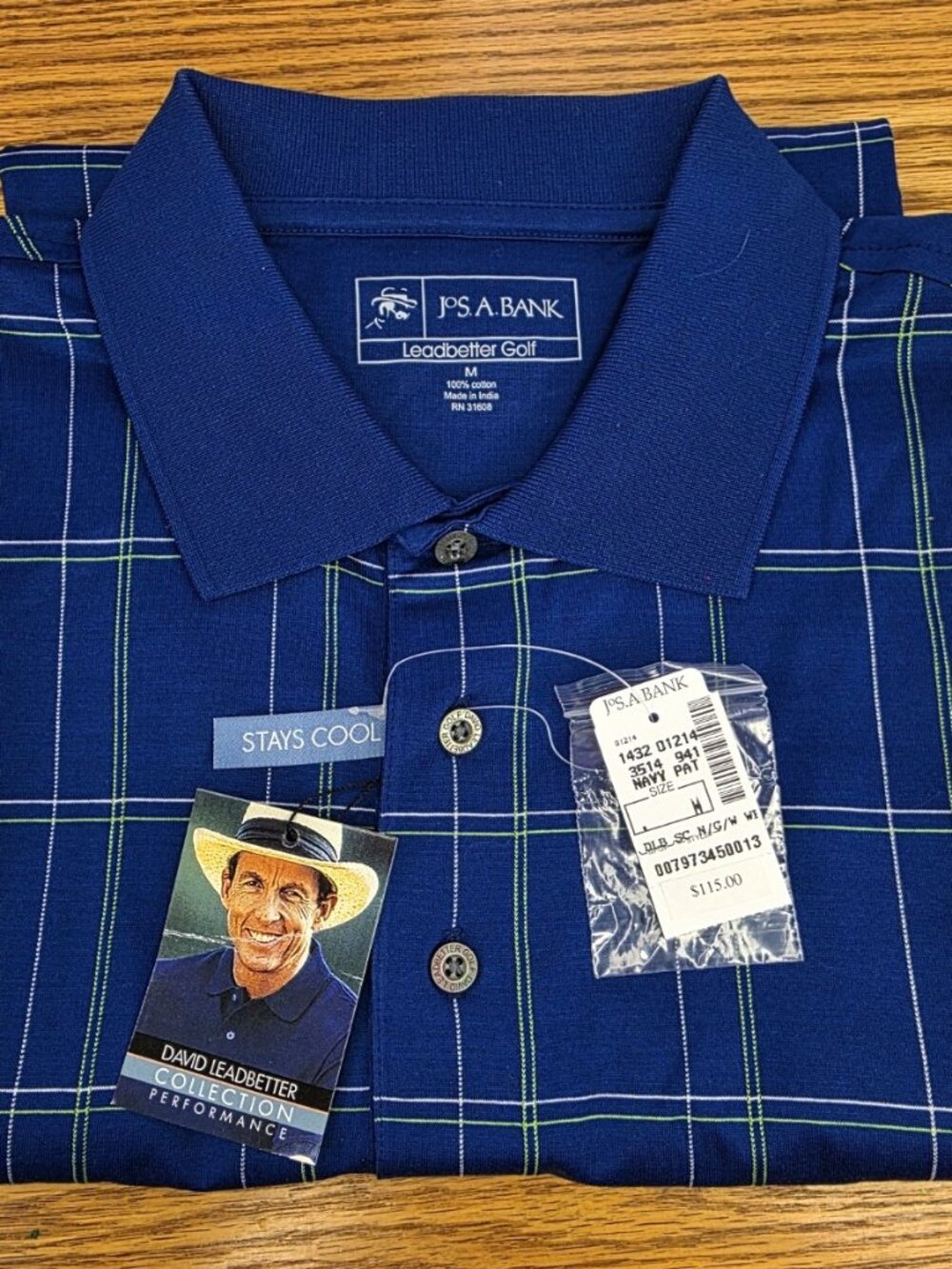 JoS Bank David Ledbetter Polo
